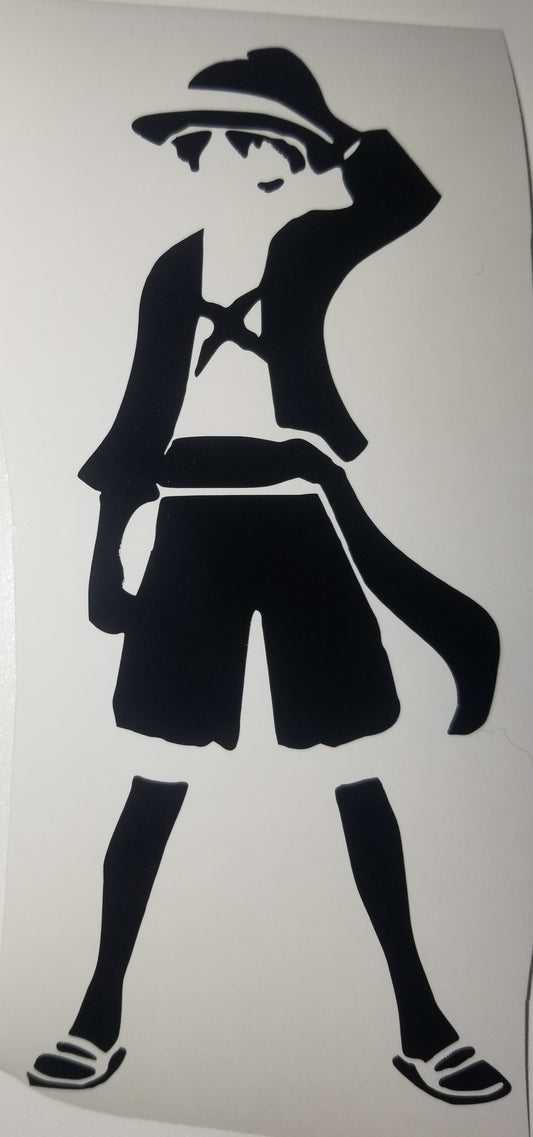 One Piece Luffy inspired Decal