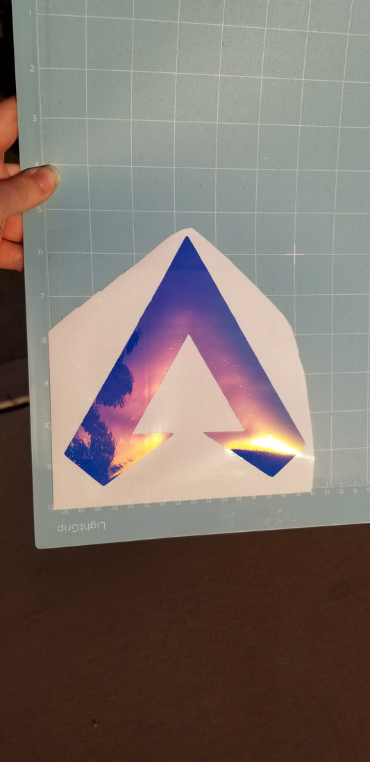 Holographic Apex Legends Logo Decal