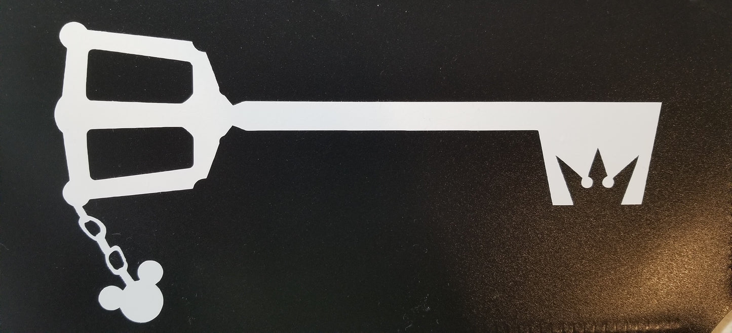 Kingdom Hearts Key Blade Decal